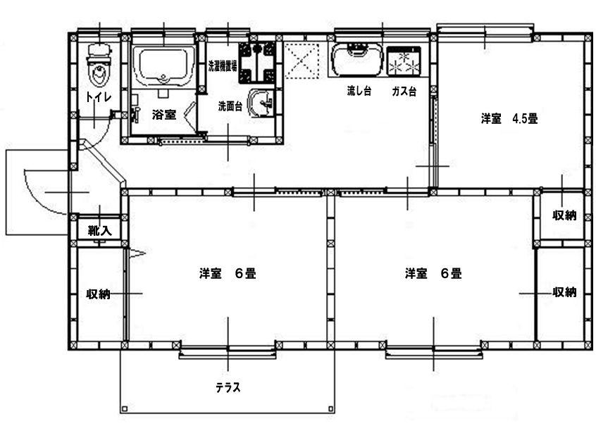 ラ櫻・粟生台106　空室あり　人気物件　小中学校近接