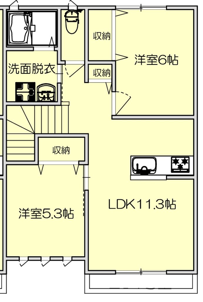 カーペンターハウス12号館 　空室あり　1・2LDK　ペット可物件