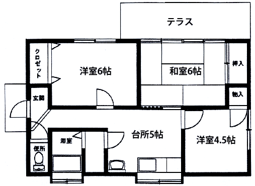 カーペンターハウス10号館　空室あり　駐車場2台無料